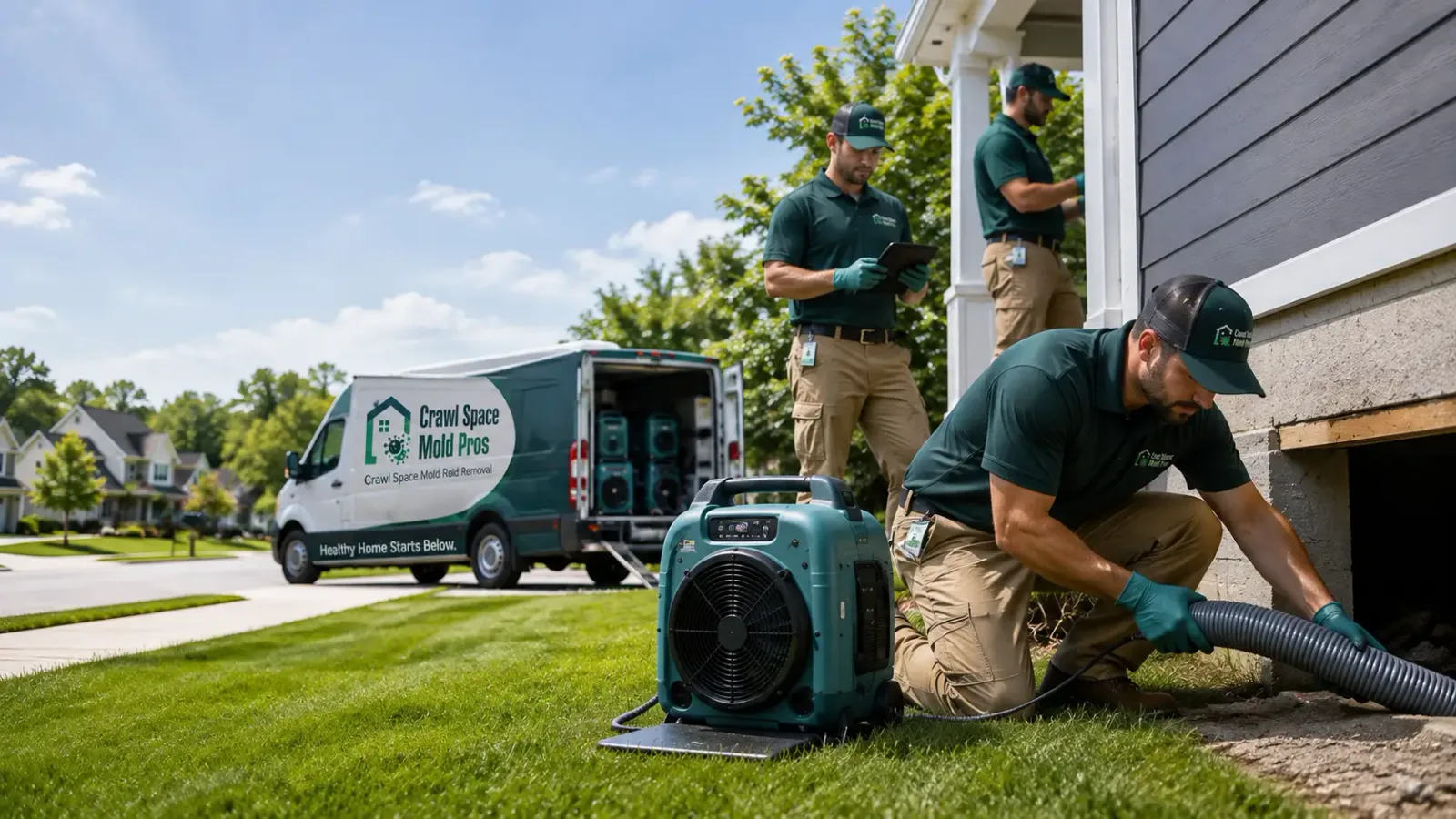 Crawl Space Mold Removal in Shipman, IL